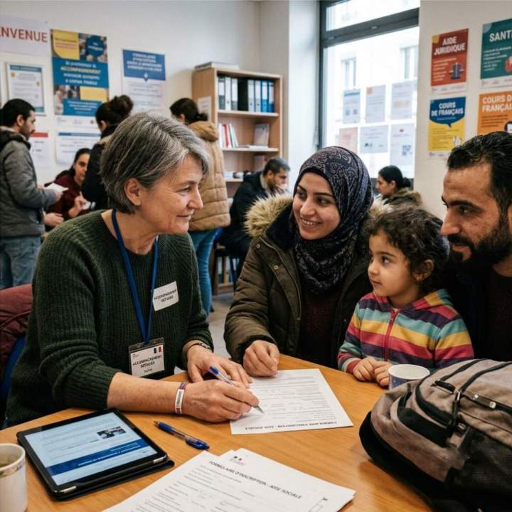 Accompagnement immigrés France