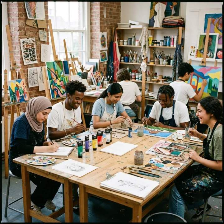 Atelier de création artistique France